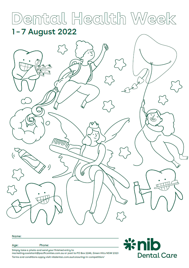 Colouringin Competition nib Dental Care Centre